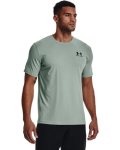 Men's Ua Sportstyle Left Chest Short Sleeve Shirt - Opal Green Sm