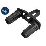 Rackstuds Duo 2.2MM 3.2MM 20-PACK Black RSLDUO-1RUB20-S2 40 Tool-less Rack Mount Solution