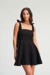 Babydoll Dress - Black - Large