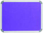 Parrot Info Board Aluminium Frame 600 450MM Purple