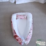 Baby Safe Nest Safe Sleeping Pod Dark Pink Peoni