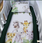 Portable Travel Pod Nest Safari With Orchids Green