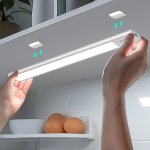 1PC Wireless Motion Sensor Cabinet Light - Rechargeable Under Counter Night Lights For Kitchen Living Room Bedroom And More - Ma