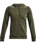 Men's Ua Rival Fleece Full Zip Hoodie - Marine Od Green Md