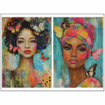 Tear Resistant Deco Print Colourful Whimsy