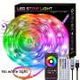 Smart LED Strip Lights Led Lights For Bedroom USB Port 1m/60 Lights RGB 2835 IR44Key Remote & APP Control Music Synchronous Color Changing Dimmable