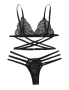 Criss-cross Lingerie Set