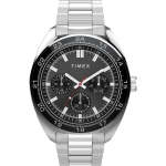 TIMEX Weston Black Dial Stainless Steel Watch