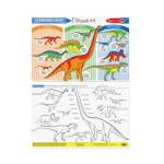 Melissa Dinosaurs - Colour-a-mat Bundle Of 6