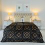 Belfiore Finesse - Barcelona Caramel/black - 200 X 230 Cm