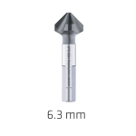 Alpen Hss ECO5 Countersink 90 6.3 Din 335 Shapec 3 Surface Shank ALP23800063