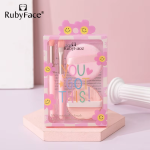 4-PIECE Makeup Sponge Sponge And Brush Set - Pink