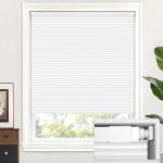 Lazblinds Cordless Cellular Shades No Tools No Drill Blackout Honeycomb Shades Pleated Blinds For Windows 21" W X 72" H Silver