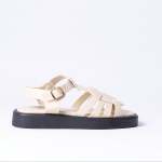 Flatform Gladiator Sandals - 4 Kids Nude