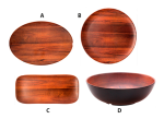 BCE Platter Wood Grain - Rect - 374MM X 171MM C PWG1200