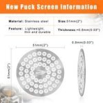 Coffee Accessories Espresso Puck Screen V2 0.8MM 51MM