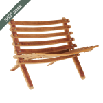 Oak Love Seat