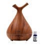 Crystal Aire Sapling Dual Nozzle LED Ultrasonic Aroma Diffuser With 10ML Eucalyptus Essential Oil