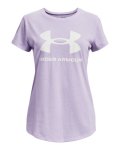 Girls Ua Sportstyle Graphic Short Sleeve - Nebula Purple Ysm