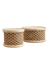 Wooden Bamileke Stools - 80CM