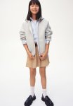 Oversized Scuba Hoodie - Light Grey Marl