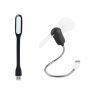 Computer Portable USB LED Torch 18.5CM & USB Fan 30CM Set Of 2