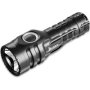 E6 Rechargeable Flashlight 900 Lumens 410M Throw Black