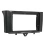 Plumflex 2 Din Car Radio Fascia For Smart Fortwo 2011-2015 DVD Stereo Plate Adapter Mounting Dash Installation Bezel Black 500191283