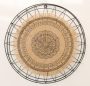 Metal / Hessian Wall Hanging 38CM