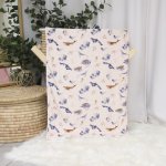 Personalised Fleece Blanket Under The Sea Whales