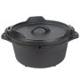 Bon Voyage 3 Piece Pre-seasoned Heavy Duty Cast Iron Dutch Oven Potjie Set