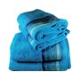 Royal Turkish Collection -450GSM -100% Cotton -2 Hand Towels 2 Bath Towels -teal