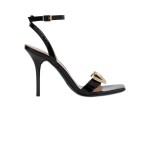 Spillo Heart Sandal -black
