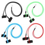4 Pieces Baseball Resistance Bands Rubber Elastic Resistance Band 4 Levels Softball Baseball Arm Bands Pitching Training Arm Str
