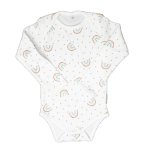 Babes & Kids Little Acorn - Long Sleeve Rainbows Onsie Bodysuit