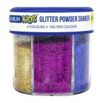 Marlin Kids Glitter Shaker 60G 6 Colours 10G Per Colour Pack Of 6