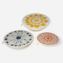 Dish And Bowl Covers - Set Of 3 - Edible Flowers
