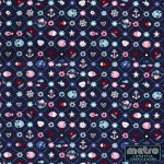 Printed Tton Nautical Sea 15531 008