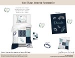 Kids Duvet Set Bike & Rugby Adventure Patchwork