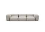 Three Module Sofa - Knit - Grey - 314CM X 115CM