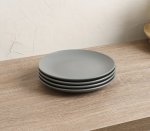Comida - Side Plate 8" - 4PC - Charcoal