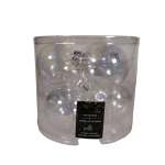 Xmas Ball 8CM - Set Of 6 - Iridescent