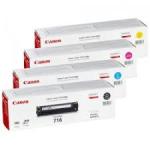 Canon 716 Original Full Set B c y m Cartridges