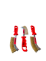 Wire Hand Brush With Ergonomic Handle Nylon - 3PC