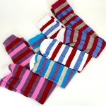 Adult Striped Bobby Socks - 4PACK - Factory Plaza