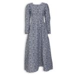 Blue Shweshwe Maxi Dress & Doek