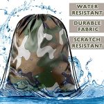 1PC Camouflage Backpack Drawstring Bags Lightweight Travel Sport Gym String Bag Ideal Choice For Gifts