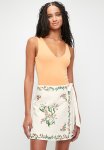 Print Wrap MINI Skort - Lt Stone
