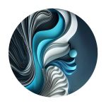 Shapes Of Morphing Waves Round Tablecloth