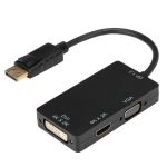 3-IN-1 Adapter Dp To Hdmi vga dvi HD Converter